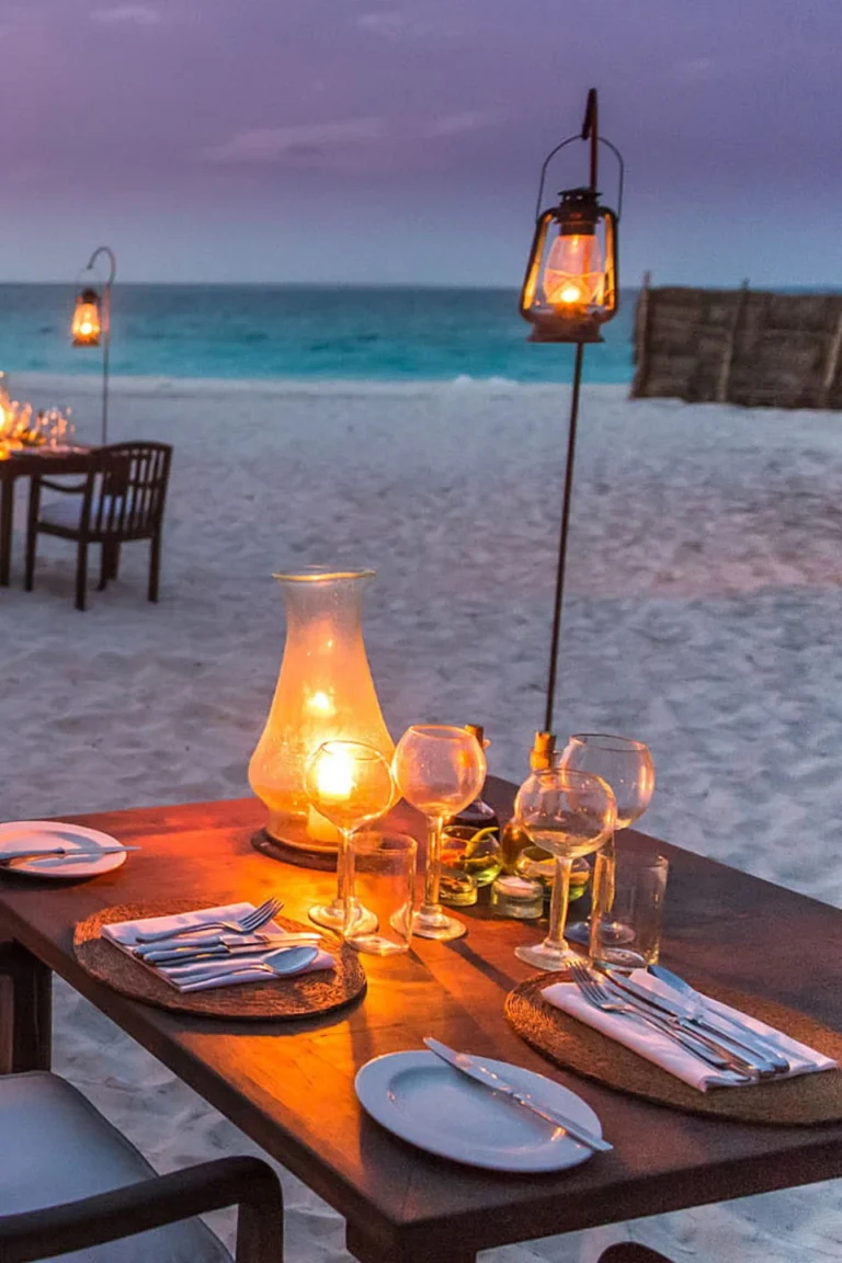 Candlelit Beachfront Dinner