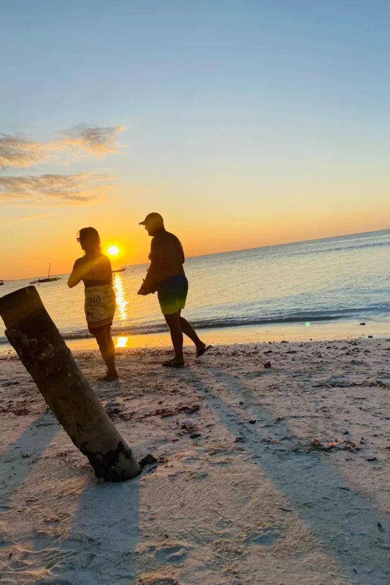Sunrise Walk on Paje Beach