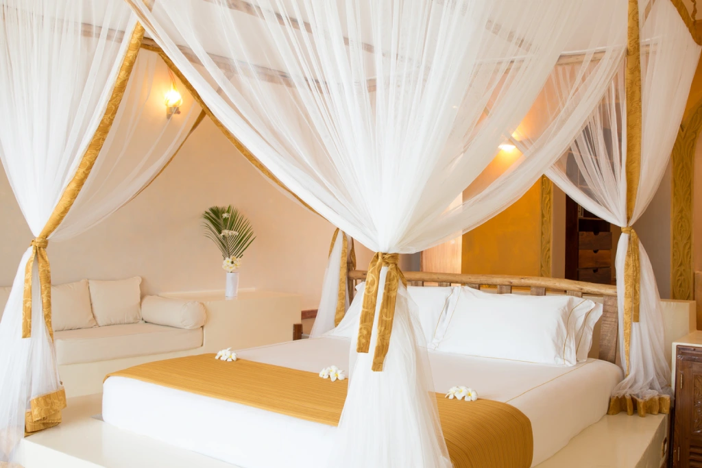 Gold Zanzibar Beach House and Spa Bed Room