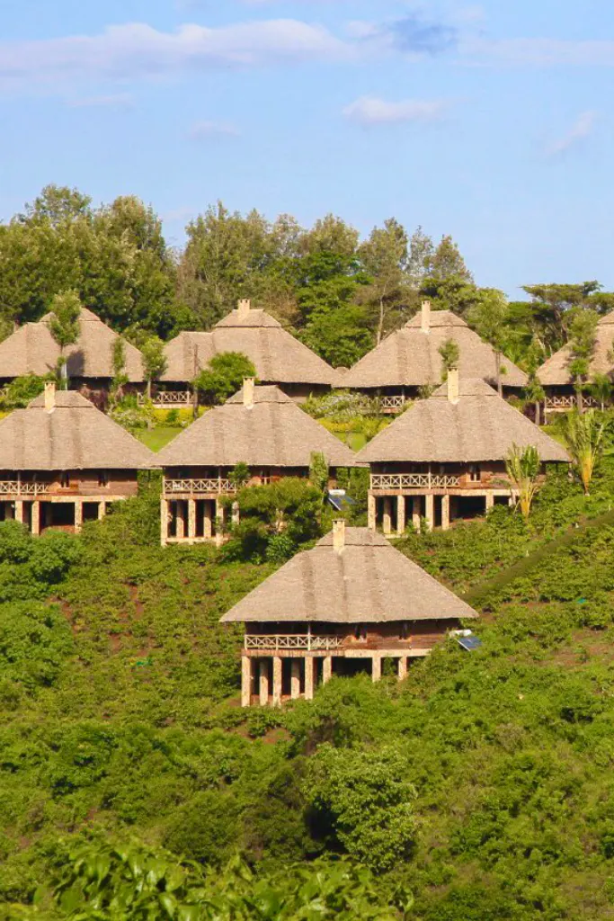 Neptune Ngorongoro Luxury Lodge Aerial View