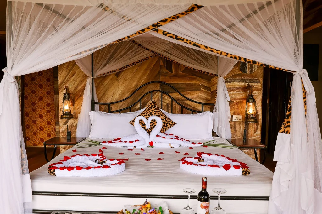 Serengeti Sound of Nature Luxury Tented Camp Honeymoon Bedroom