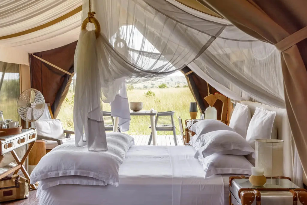 Singita Mara River Tented Camp Bed Room