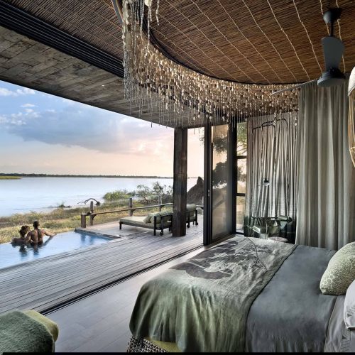 couples having swimming time during their honeymoon in masai mara kenya